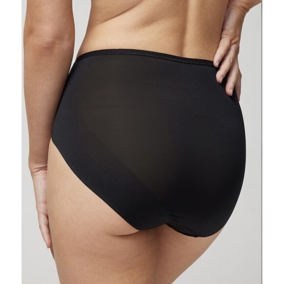 Soma Brief Vanishing Edge Micro Modern Brief  Panty in Hunter Green XL - Picture 5 of 7